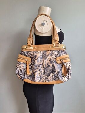 B. Makowsky Animal Print Shoulder Bag